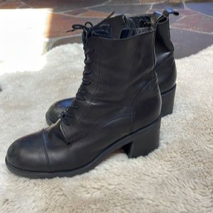Italian leather boots